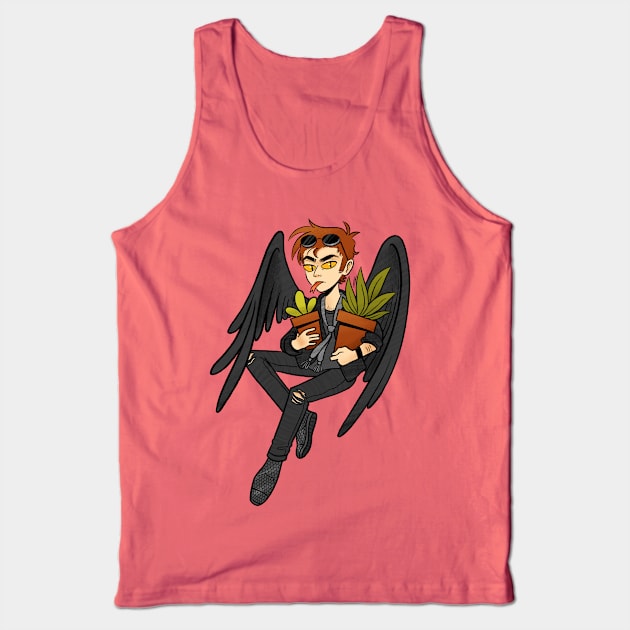 Crowley and Plants Tank Top by KatieCrumpton